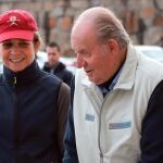 Don Juan Carlos y la Infanta Elena, en una imagen de archivo