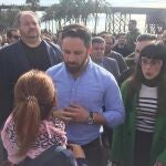 El presidente de Vox, Santiago Abascal, visitó Almería, tras las elecciones del 10-N. Ep