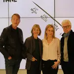 Los escritores Lee Child, Kate Mosse, Jojo Moyes y Ken Follett, en Madrid