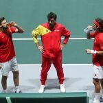 El dobles español terminó su partido pasadas las dos de la madrugada