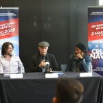 Isaac Ordóñez, Gonzalo Pérez y Sergio Alcover en la presentación