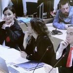 La abogada de El Chicle durante el interrogatorio a los tres expertos forenses que participaron en el levantamiento del cadáver de Diana Quer