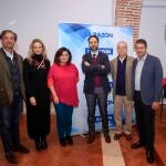 Fernando Fuentes, Vanesa Moreno, Carmen Díaz, Pepe Lugo, Carlos Pérez Ariza y Andrés Mellado