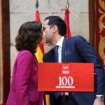 Ayuso y Aguado en el balance de sus 100 primeros días de Gobierno