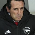 Unai Emery con el Arsenal.