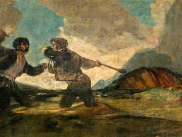 Duelo a garrotazos, de Francisco de Goya