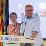 Duran Lleida, ayer, tras la reunión de la permanente de Unió Democràtica