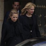 Las Infantas Elena y Cristina, en El Escorial
