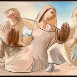 En los cuadros de Survage se recoge la vida cotidiana de Colliure, con el protagonismo de sus mujeres, así como del paisaje de este pueblo francés