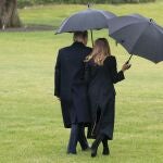 Donald J. Trump y su mujer, Melania Trump, abandonan la Casa Blanca para poner rumbo a Londres, donde el presidente de EE UU participará en la cumbre de la OTAN02/12/2019 ONLY FOR USE IN SPAIN