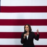 La senadora y aspirante a la vicepresidencia de EE UU, Kamala Harris