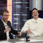 Álex Márquez, durante su visita anoche a "El Hormiguero"