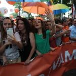 Los representantes de Cs tuvieron que salir escoltados por la Policía de la marcha del Orgullo Gay