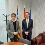 Francesc Colomer con Mauro Derqui