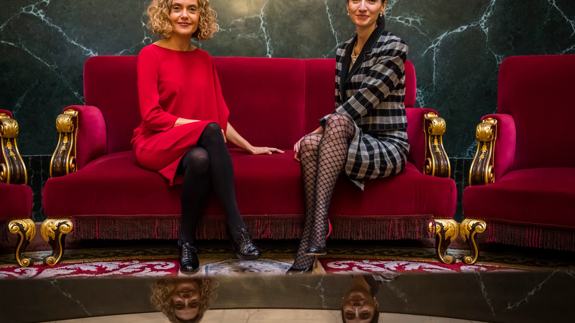 Meritxell Batet y Pilar Llop. Foto: Alberto R. Roldán