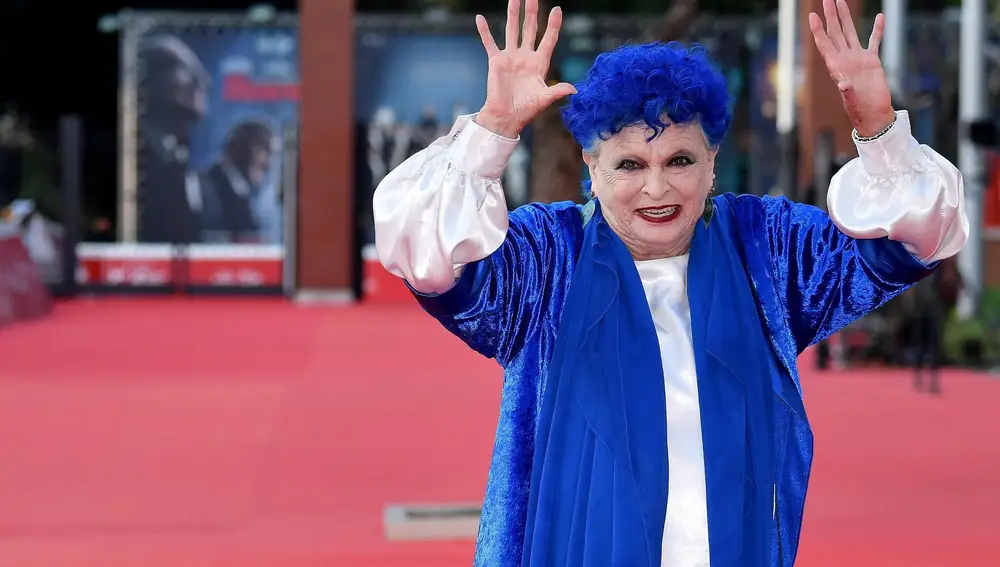 Lucía Bosé a su llegada a la presentación del libro ''Lucía Bosé'. Una biografia'', durante el Festival de Roma de 2019. Foto: EFE/EPA/ETTORE FERRARI