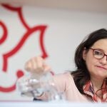 Oltra, el pasado viernes durante la rueda de prensa tras el pleno del Consell