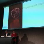 José Miguel García Cortés y Raquel Tamarit en la presentación