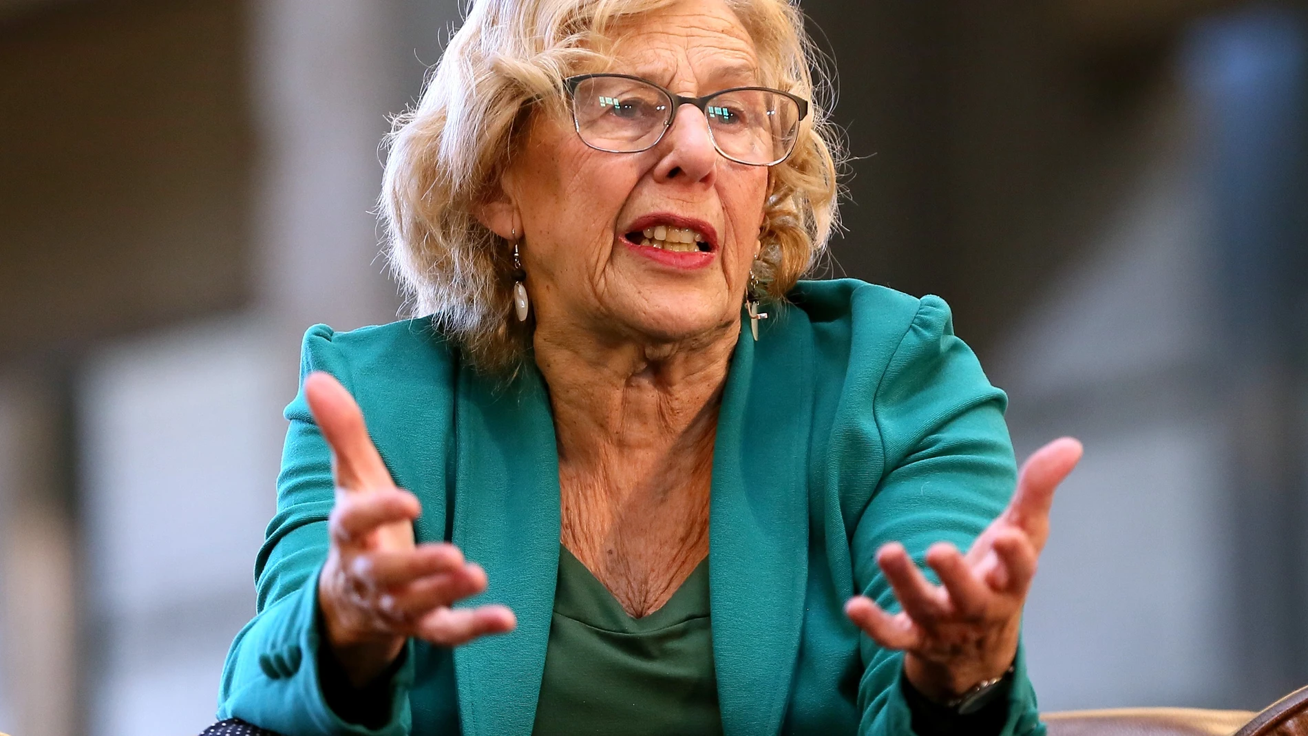 Madrid 16 02 2019. Manuela Carmena e Iñigo Errejon presentan su candidatura de Mas Madrid.CRISTINA BEJARANO