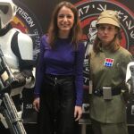 Andrea Levy visita el salón del cómic «Heores Comic Con» en Ifema