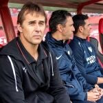 El entrenador del Sevilla Julen Lopetegui, durante un partido del Sevilla