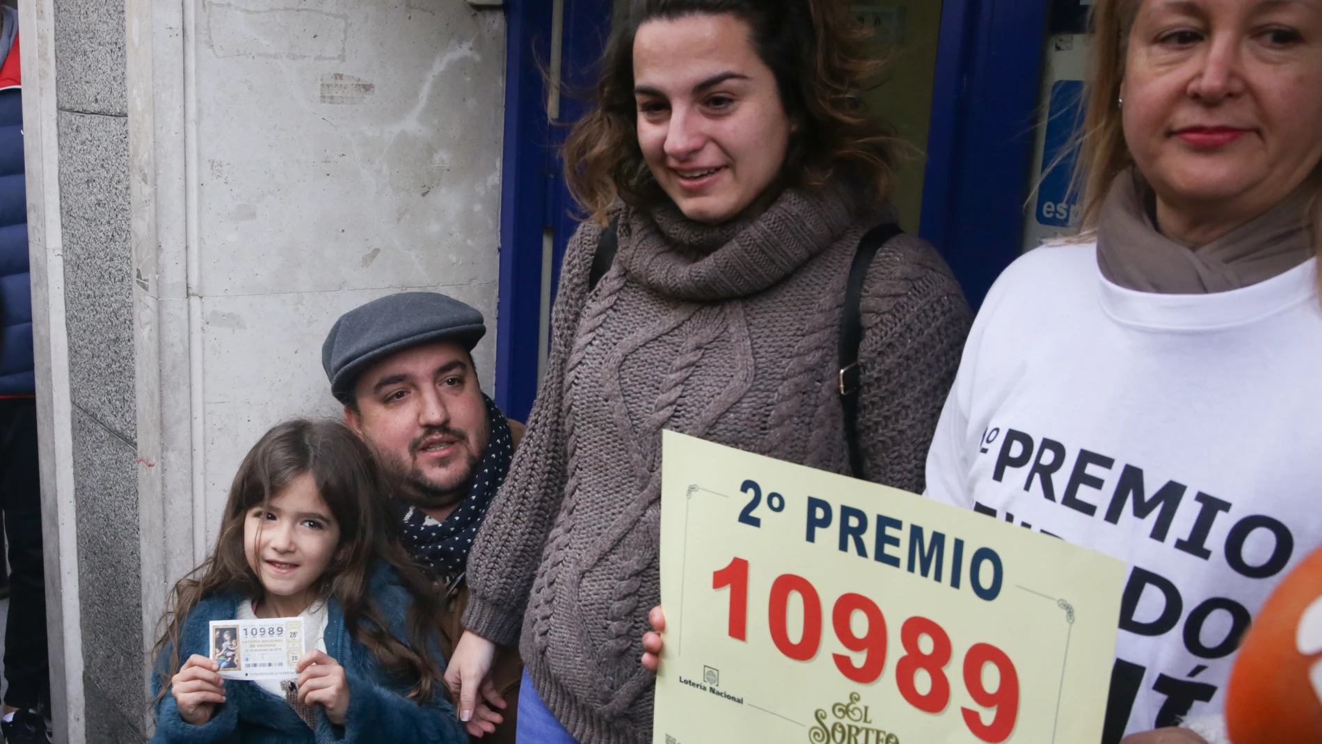 Agraciados por el Segundo Premio del Sorteo Extraordinario de Lotería de Navidad 2019
