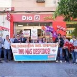 Concentración por el ERE de Día en Sevilla