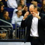 Dusko Ivanovic ya era entrenador del Baskonia en la final del triple de Herreros