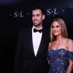 Sergio Busquets y Elena Galera.
