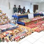Alimentos y productos recogidos por NNGG Palencia.NUEVAS GENERACIONES PALENCIA30/12/2019