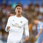 Raphael Varane en el partido contra el Getafe