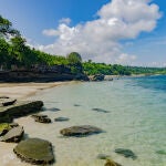 Imagen de una playa paradisíaca en Mozambique