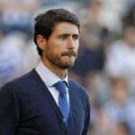 Víctor Sánchez del Amo, entrenador del Málaga /EFE