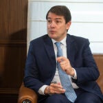 El presidente de la Junta de Castilla y León, Alfonso Fernández Mañueco