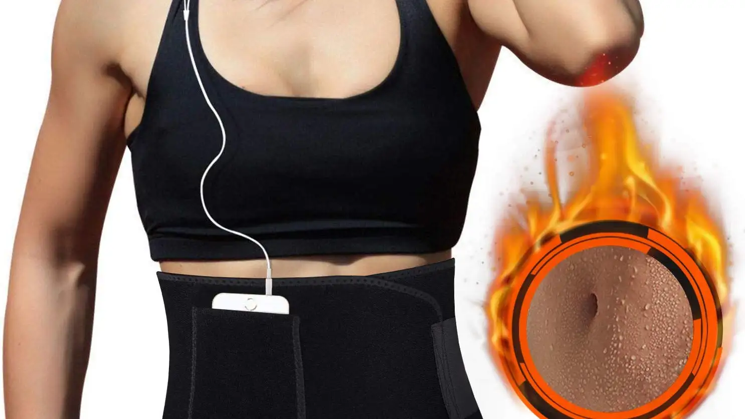 Cinturón de fitness, faja reductora