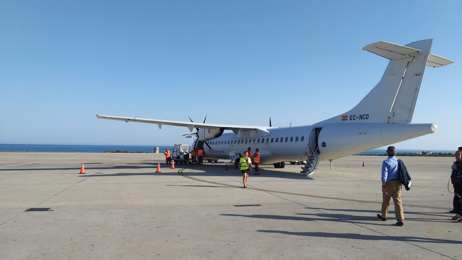 Turismo.- El vuelo entre Almería y Sevilla cumple diez años con más de 310.000 pasajeros y un progresivo incremento