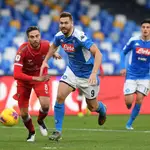 Fernando Llorente con el Nápoles.
