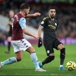 El partido entre el Manchester City y el Aston Villa antes de la fiestal