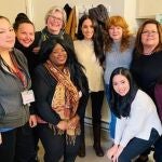 Meghan Markle en el centro de acogida de mujeres