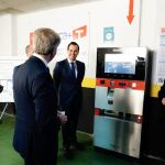 Inauguración del primer aparcamiento disuasorio de la red Aparca+T de la Comunidad en Colmenar Viejo