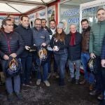 La delegada de Gobierno, Mercedes Martín; el presidente de la Diputación, Conrado Íscar y el secretario regional del PSOE, Luis Tudanca, entre otros, visitan la concentración Motauros 2020
