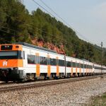 Un tren del servicio de Rodalies de Renfe
