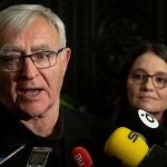 El alcalde de València, Joan Ribó, junto a Mónica Oltra, en una imagen de 2020