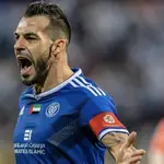 Álvaro Negredo con el Al-Nasr.