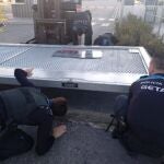 La Policía Local de Getafe en una actuación el pasado 28 de diciembre