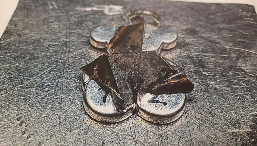 Imágen cedida por Consujoya de una pieza de Tous analizada por el laboratorio.CONSUJOYA22/01/2020