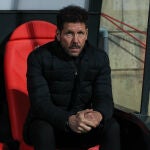 Simeone, en el banquillo