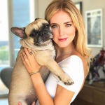 La italiana Chiara Ferragni con Matilda
