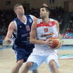 Robert Archibald, en un partido con Gran Bretaña frente a España