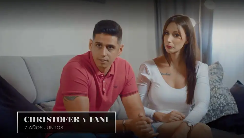Cristopher y Fani, protagonistas de la 'Isla de las tentaciones'